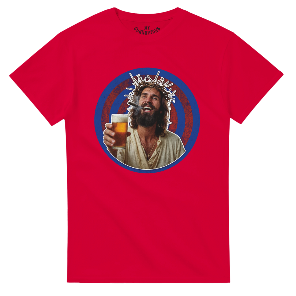 A Pint of the Holy Water Offensive T-Shirt | Dark Humour Graphic Tee